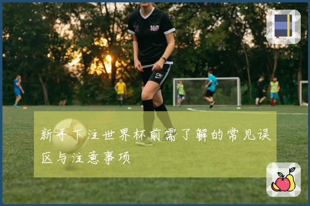 新手下注世界杯前需了解的常见误区与注意事项