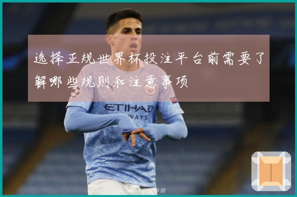 选择正规世界杯投注平台前需要了解哪些规则和注意事项